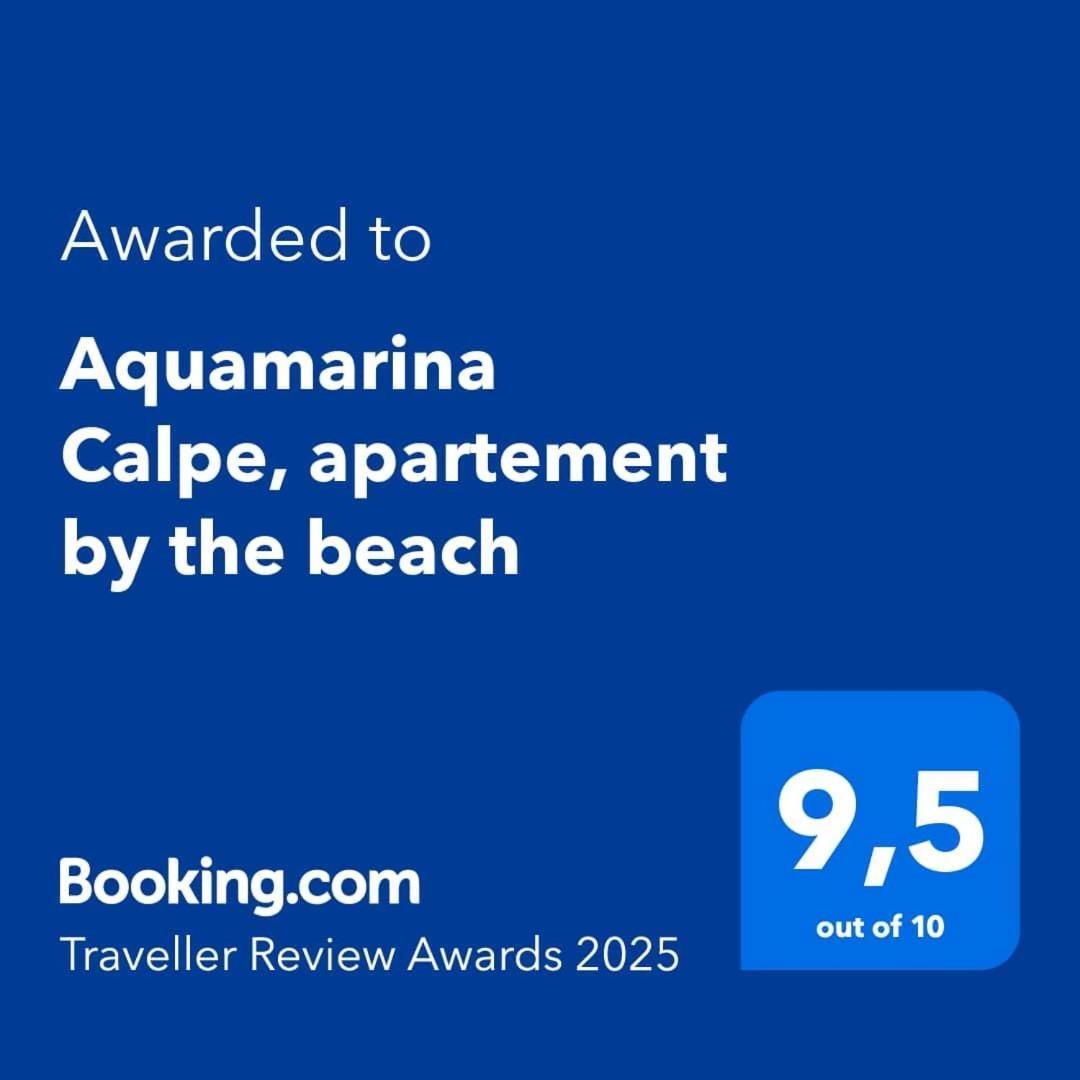 Aquamarina I Calpe, Apartement By The Beach Kültér fotó